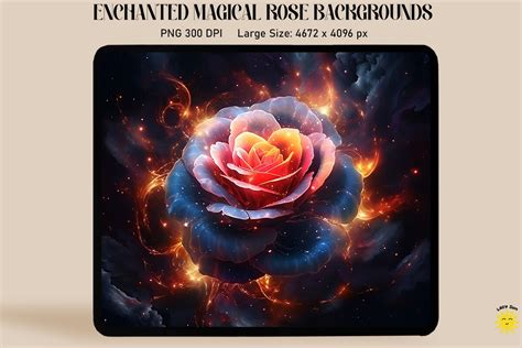Beautiful Cosmic Rose Backgrounds Graphic By Lazy Sun · Creative Fabrica