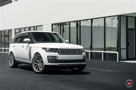 Vip Styling Detected White Range Rover On Custom Vossen Wheels Carid