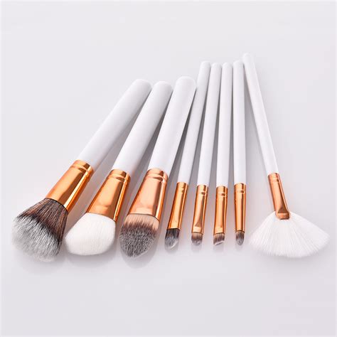 Essential Travel 8 Piece Makeup Brushes Set Makeup Brush Set Shenzhen Fantastic Cosmetic Co