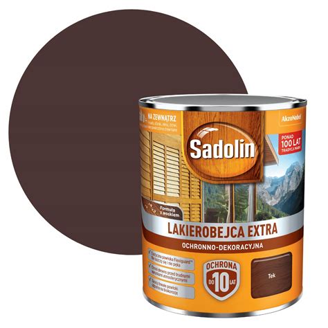 Sadolin Extra L Lakierobejca Tek Piniowy Cena Opinie