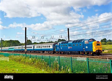 Deltic Class No 55013 The Black Watch Askham Bar York Yorkshire England 19th August 2023