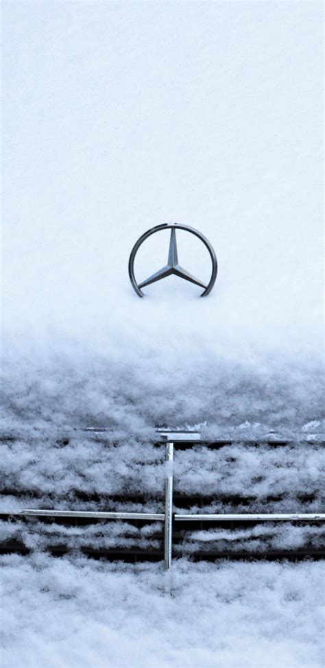 Winter Snow Layer Cars Mercedes Benz 1440x2960 Wallpaper Mercedes