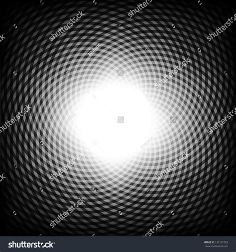 Black White Optical Illusion Background Vector Stock Vector (Royalty ...