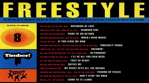 Freestyle Greatest Beats The Complete Collection 08 1997 Tommy Boy Cd Compilation Youtube