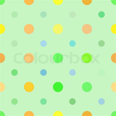 Multi Colored Dots Pattern That Tiles Seamlessly In Any Direction