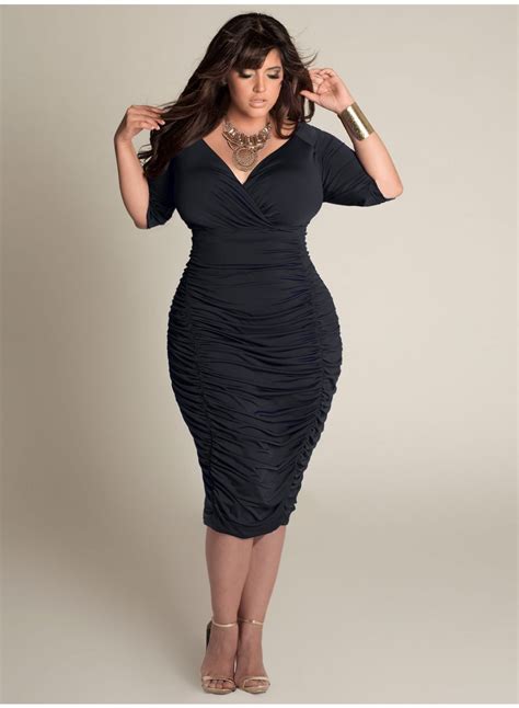 Sexy Black Dress For Plus Size Women