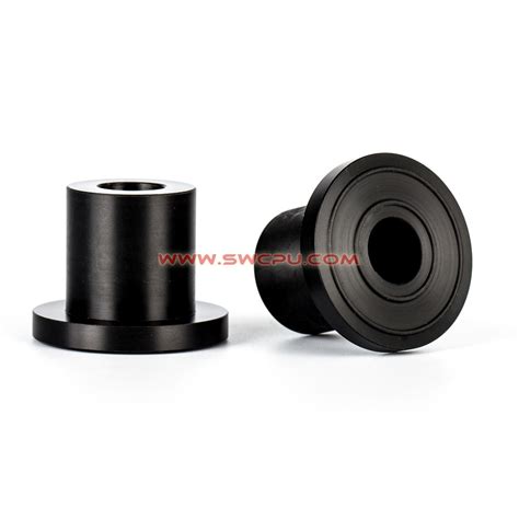 Hard Flanged Shoulder Sleeve Bush Custom Plastic Mc Nylon Bushing With