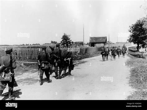 German Infantry At Mogilev On The Dnieper 1941 Stock Photo Alamy