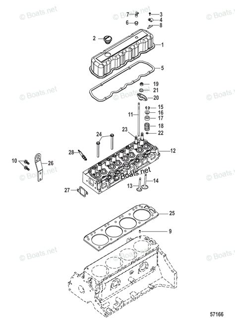 Mercruiser Sterndrive Gas Engines Oem Parts Diagram For