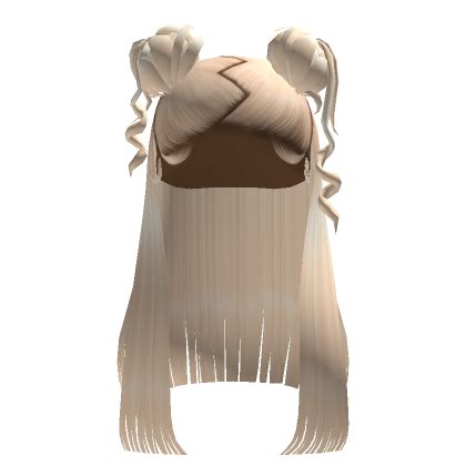 Messy Pigtail Buns Silk Press In Blonde S Code Price Rblxtrade