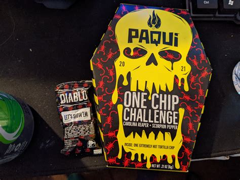 Going To Try The Paqui One Chip Challenge With A Little Extra Fun Rspicy