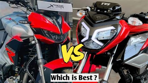 Tvs Raider Vs Hero Xtreme R Comparison Review Better Than Tvs