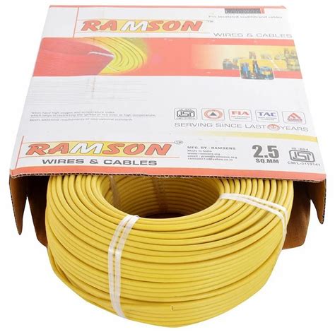 Ramson 2 5 Sqmm Multi Strand Copper Flexible Cable 90 M At Rs 22 Meter