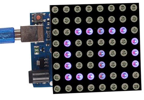 Full Color RGB LED Matrix Driver Shield RGB Matrix Screen Wiki