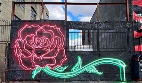 Neon Sign Graffiti Artist Daren Houck