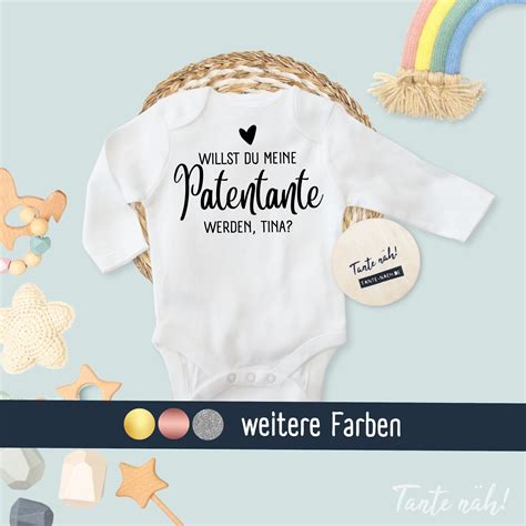 Baby Body Personalisiert Tante Patentante Tante N H