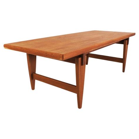 Important Brutalist Teak Scandinavian Coffee Table For Sale At 1stdibs