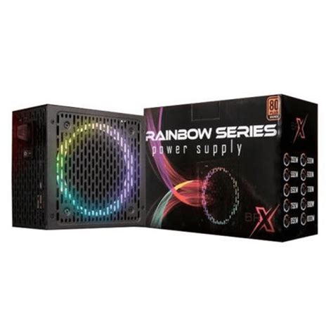 Fonte 550W 80 Plus Automática RGB BRX Rainbow Avile shop