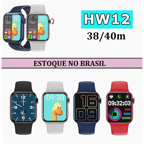 Rel Gio Smartwatch Iwo Hw Foto De Fundo Faz E Recebe Liga O Shopee