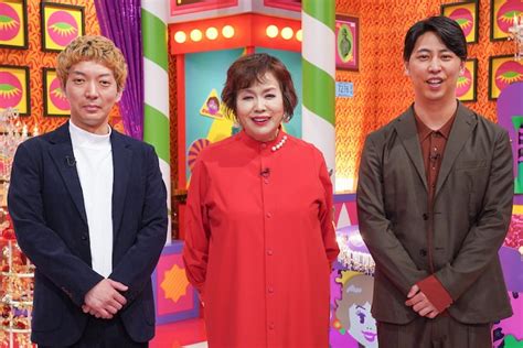 左からニューヨーク嶋佐、上沼恵美子、ニューヨーク屋敷。c読売テレビ もしも夫がゾンビになったら上沼恵美子「殺すしかないやろ」 冠特番