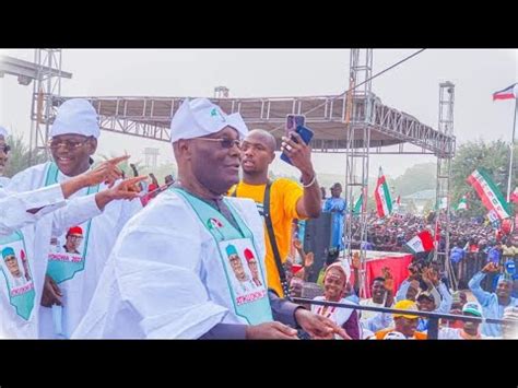 Alhaji Atiku Abubakar Flag Off Pdp Presidential Campaign Rally In Dutse