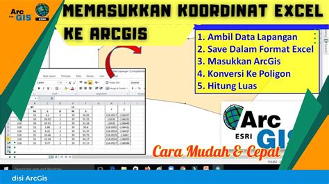 Cara Memasukkan Koordinat Format Excel Ke Dalam ArcGIS YouTube