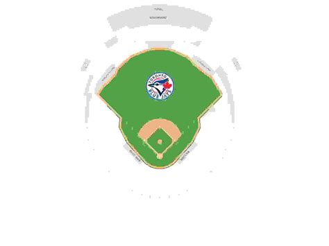 Toronto Rogers Centre Seating Map Toronto Blue Jays Baseball Inside