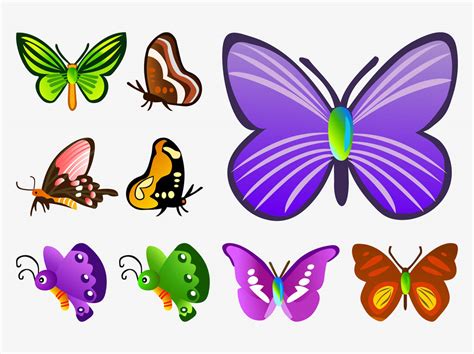 Butterfly Vector Cartoons Vector Art & Graphics | freevector.com