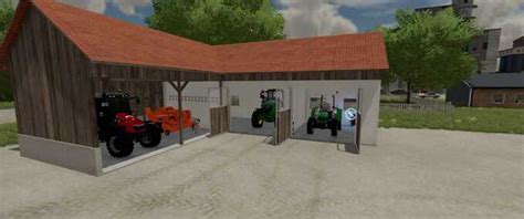 Fs Garage Workshop V Buildings Mod F R Farming Simulator