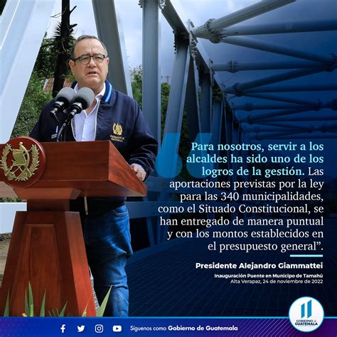 Gobierno Guatemala On Twitter Noviembre 2022 Presidente