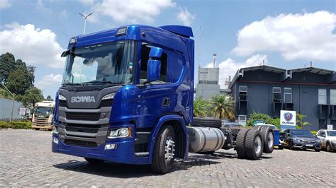 Conhe A O Caminh O Scania P Cv Trucado De Fabrica De Youtube