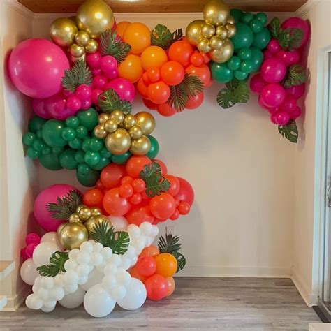 Hot Pink Balloon Garland Etsy