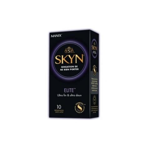 Préservatif Skyn Elite boîte de 10 préservatifs sans latex Pharma