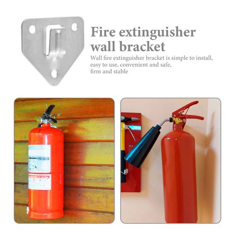 Landege 8 Pcs Wall Mount Fire Extinguisher Hook Heavy Duty Fire Extinguisher Bracket Holder