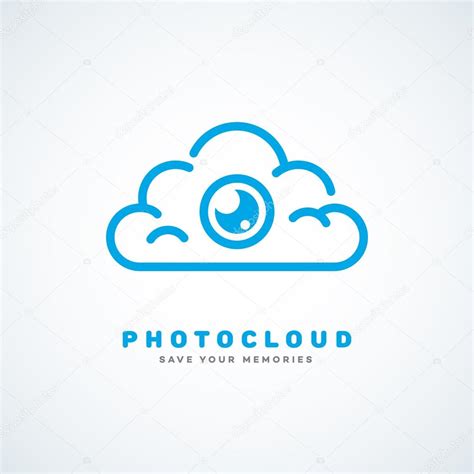 Photo Cloud Logo Stock Vector By Jazzzzzvector 98462444