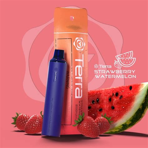 Terra Puffs Disposable Pod Strawberry Watermelon Thaivapes