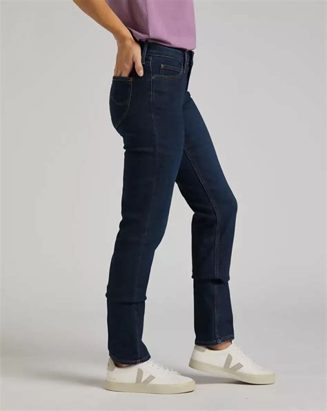 LEE MARION STRAIGHT DAMSKIE SPODNIE JEANSOWE DARK WORN L301CGPP L301CGPP