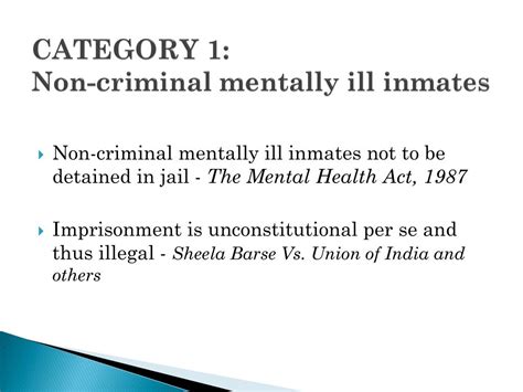 Ppt Mentally Ill And The Law Powerpoint Presentation Free Download