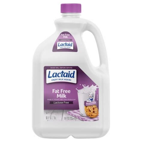 Lactaid Lactose Free Skim Milk Half Gallon Fl Oz Kroger