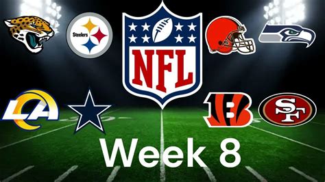 2023 Nfl Week 8 Preview And Predictions Youtube