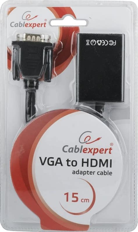 Konvertues Gembird A Vga Hdmi Tipi A M I Zi Foleja