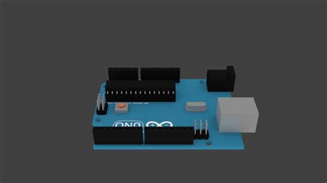 Arduino Uno 3d Model 8 Blend Obj Dae Free3d