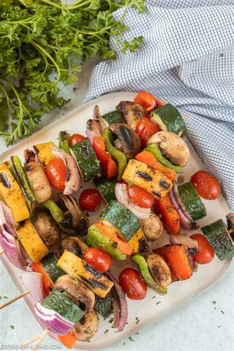 Vegetable Kabobs Recipe Grilled Vegetable Kabobs