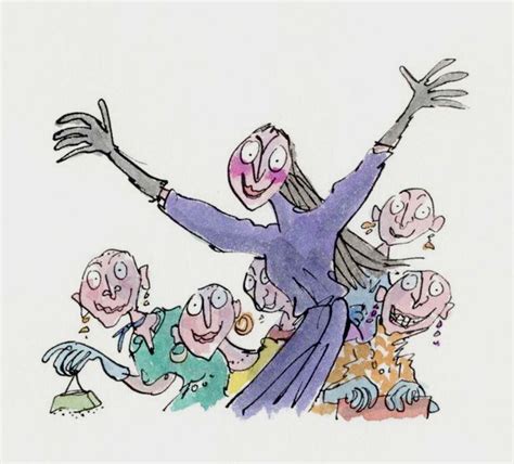 ‪roald Dahl Characters Illustrated By Quentin Blake His Illustrations Always Seem C Sacrées