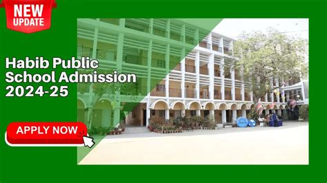 Habib Public School Admission March 2024