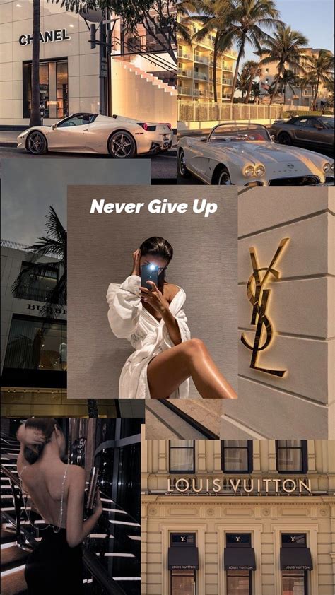 Rich Girl Aesthetic Vision Board Wallpaper Vision Board Collage