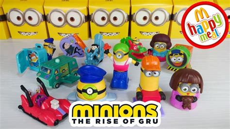 Mcdonald S Happy Meal Minions The Rise Of Gru June Youtube