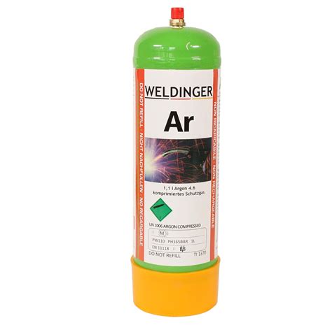 Bar Argon Schutzgas Einwegflasche Liter Liter Schwei Gas