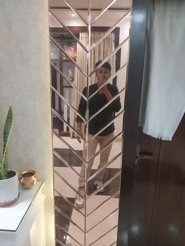 Multicolor Brown Mirror Glass At Rs Sq Ft In Aligarh Id