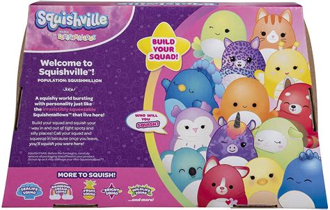 Squishville Mini Squishmallows Brilliant Besties Multipack Includes